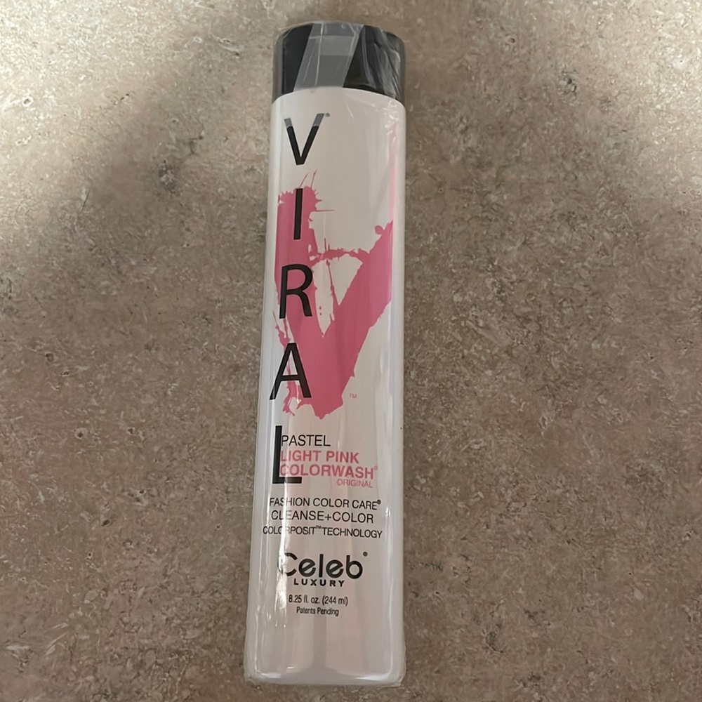 COPY - Viral pastel pink Colorwash 8.25oz